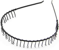 Black Metal Sports Hairband