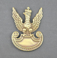 4063 WW2 POLISH ARMY CAP BADGE