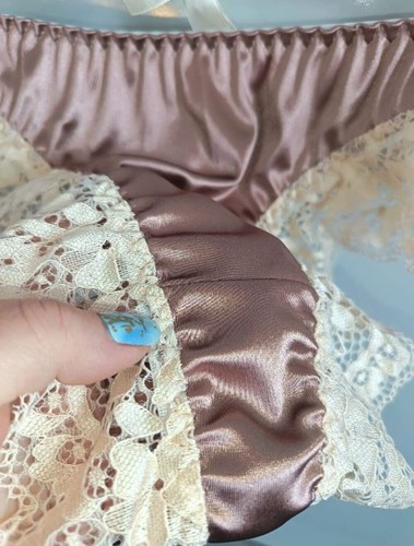 Womens satin lace knickers - womens,