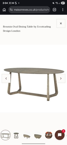 Renmin oval dining table 8 - dining,