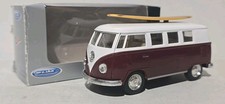 WELLY TY3680 1962 VOLKSWAGEN VW CLASSICAL BUS DIECAST MODEL CAMPER VAN BOXED