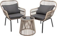 Outdoor rattan bistro set - outdoor,