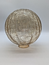 Vintage Crackled Glass Globe Lamp Shade Replacement D22 P707