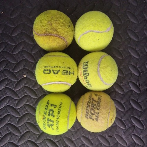 Tennis balls used - 6x, l1
