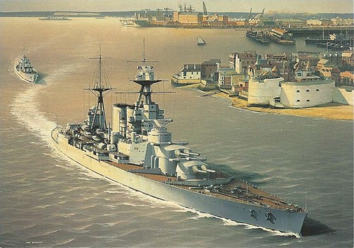 Hms hood and - hood, empress