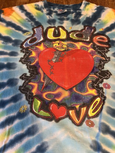 Vintage wwf dude love tie - vintage, dye