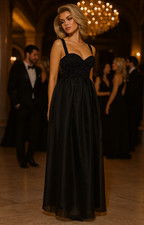 Oh Polly Womens Black Maxi