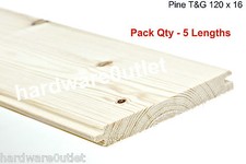 5 Pack T & G Pine 120mm Floor