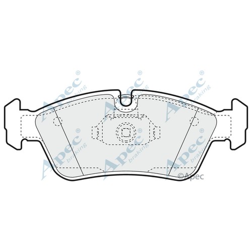 Brake pads set - pads, for