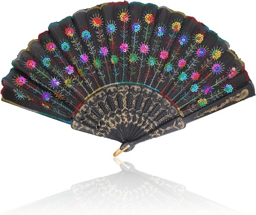 Hand fan folding lace - folding,,