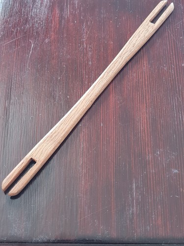 Vintage wooden weaving stick - wooden,