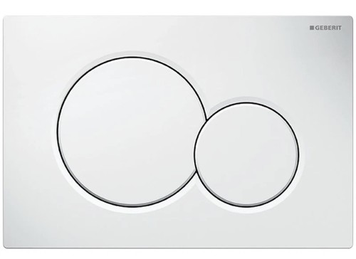 Sigma white flush plate