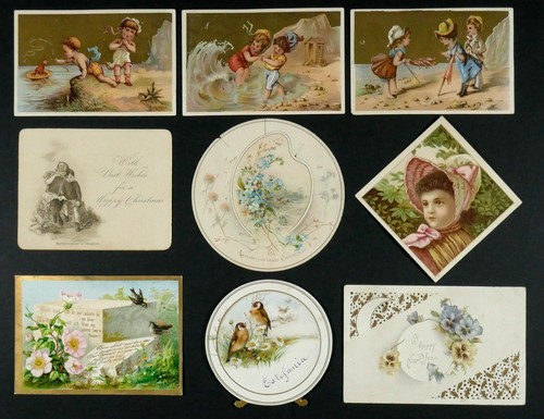 Antique victorian cards - 9,