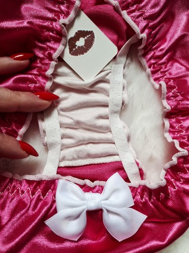 Pink glossy silky soft - pink,