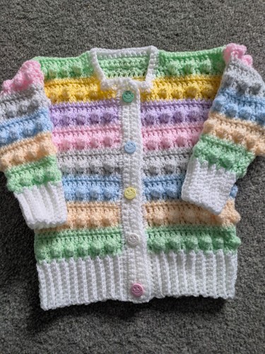Pastel cardigan for year - pastel, old