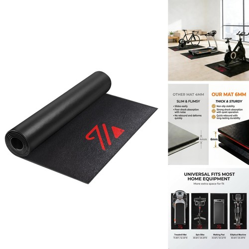 Bucklos treadmill mat 6mm - mat,