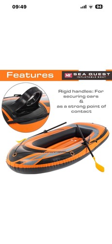 Sea quest inflatable - m.y, 100