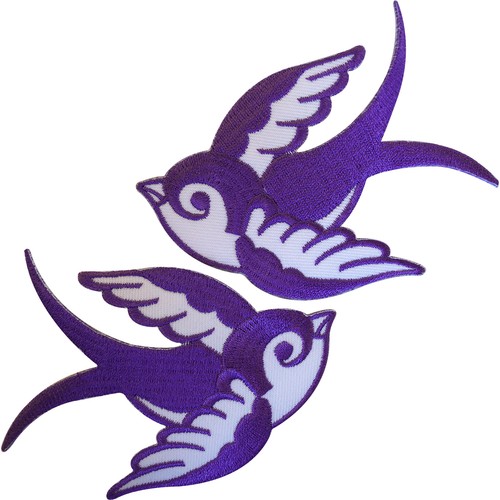 Pair purple white - pair, iron