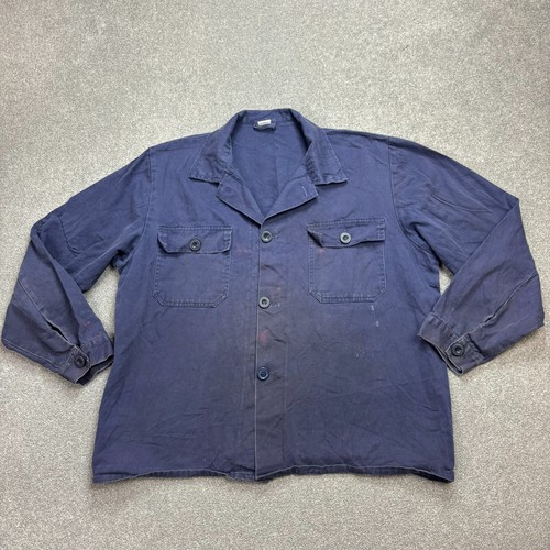 French jacket adult large blue - french,