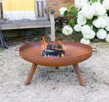 Corten Steel Outdoor Fire Pit