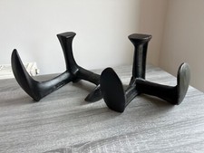 Vintage Cast Iron Three-Footed Cobblers Shoemaker Anvil Pair Shoe Repair Stand