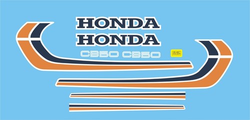 Honda cb50 decal kit - decal,