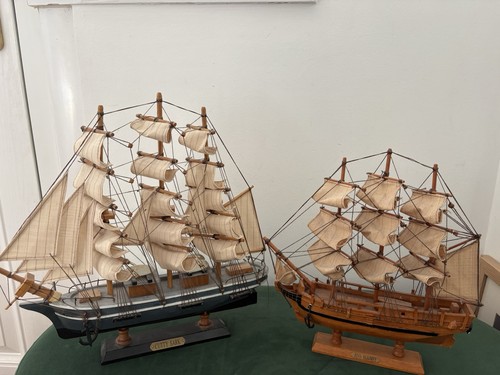 Vintage wooden cutty sark - wooden,