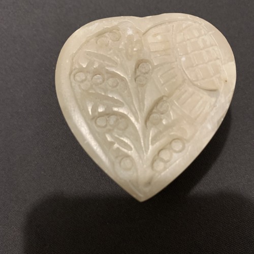 Small carved soap stone - small,