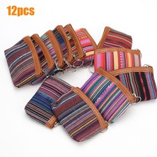 12PCS Ethnic Fabric Coin