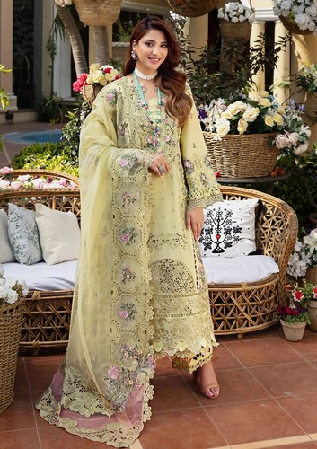 Elaf lawn chikankari with - elaf,