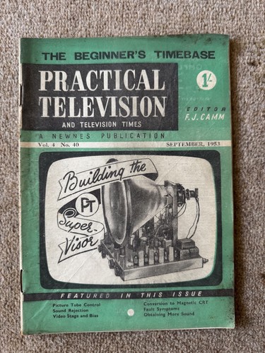 Practical television vintage - television,