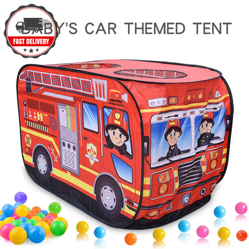Kids fire truck tent - fire,