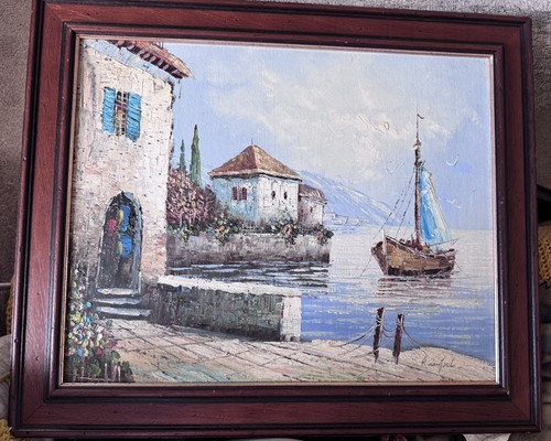 Original oil canvas - on,