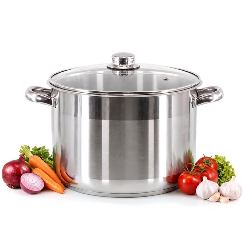 Stainless steel stock pot - stainless,