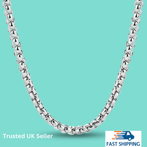925 sterling silver box chain - box,