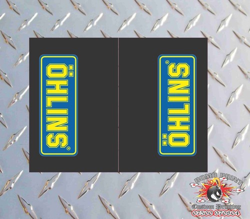 Ohlins upper fork graphics - fork,