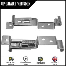 2 ( 1 Pair ) X Trailer Number Plate Clips Or Holder Spring Loaded Stainless NEW