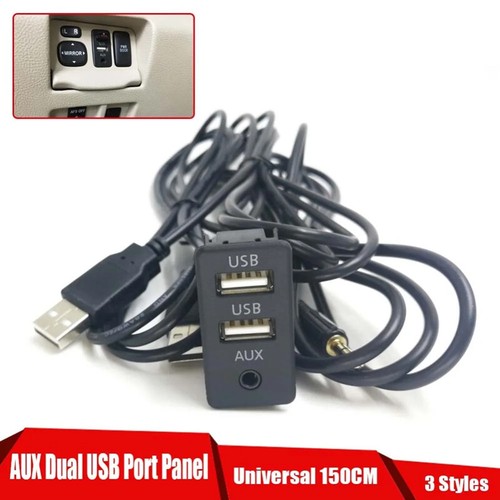 Car dual usb aux socket - car, usb+aux