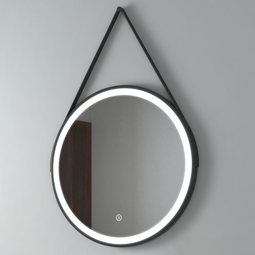 Emke black round led bathroom - emke,