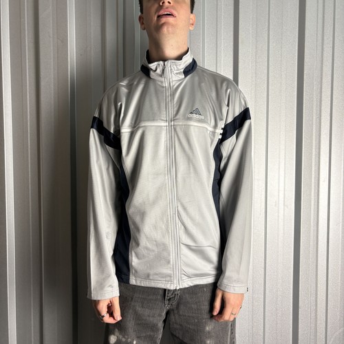 Vintage adidas grey silver 00s - vintage,