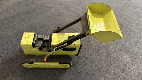 Tonka bulldozer vintage toy - t6,