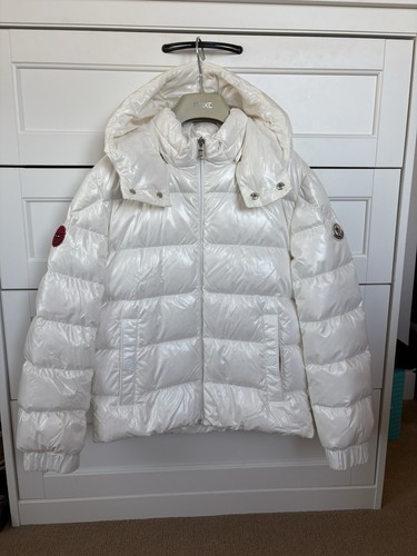 Boys white moncler spiderman - moncler,