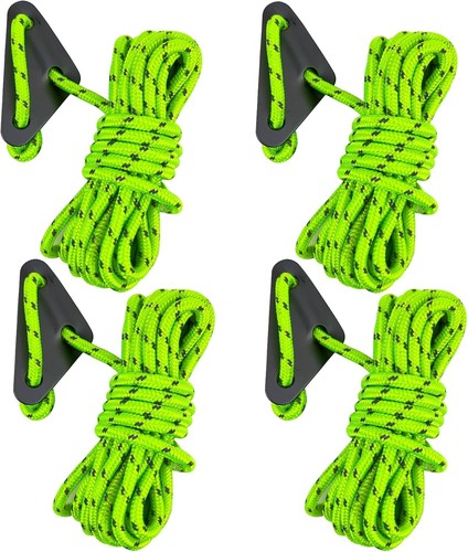 Pack 6mm tent - ropes,, 4m
