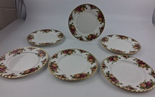 Royal Albert Bone China 'Old Country Roses' - 6 Salad/Dessert plates 8" (20 cm)