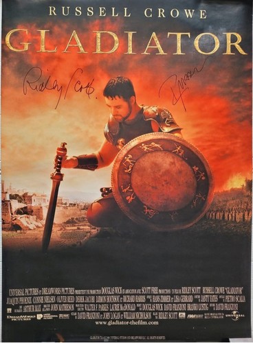 Gladiator signed poster