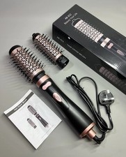 2 In 1 Hot Air Styler Comb 38mm 50mm Hair Curling Round Brush Rotating Dryer