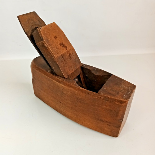 Antique wooden coffin plane - antique,