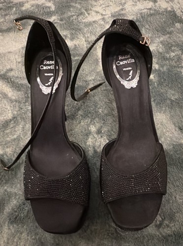 Rene caovilla black heels - rene,