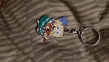 Spongebob Square Pants Metal Keyring(playing A Ukelele)