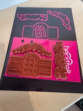 Heartfelt Creations Cottage Window &Hydrangea  Stamp & Die Set VGC no packaging